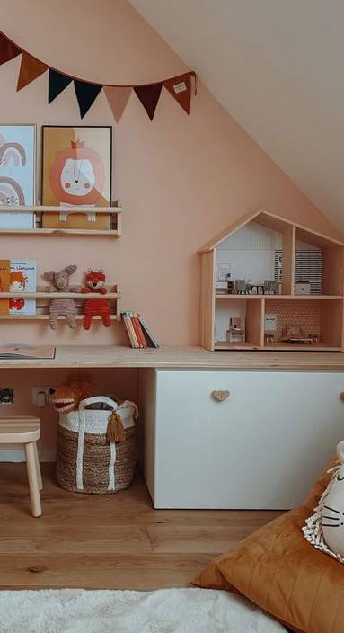 Peinture et décoration des murs dans une chambre d'enfant - Arras 62