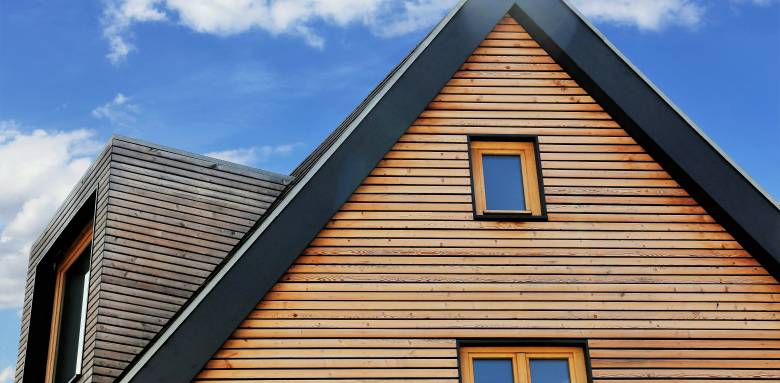 Un bardage bois extérieur en Indre-et-Loire.