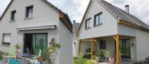 Surélévation de maison à ossature bois - Bouc-Bel-Air (13)