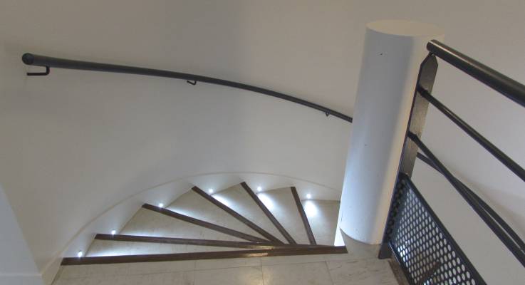 Rénovation d'un escalier à La Côte Fleurie