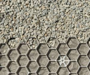 Gravier stabilisé par structure alvéolaire (Essonne)