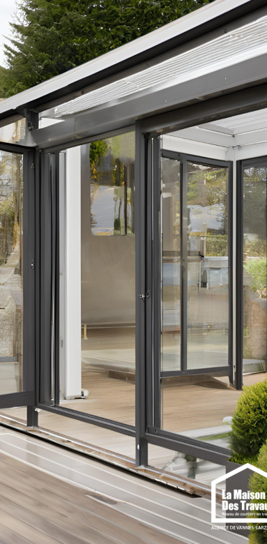 veranda aluminium moderne vannes
