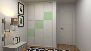 Création d'un dressing dans une entrée à Deauville