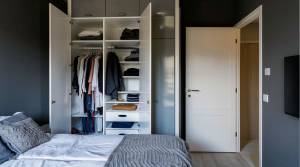 Placards sur-mesure dans une chambre