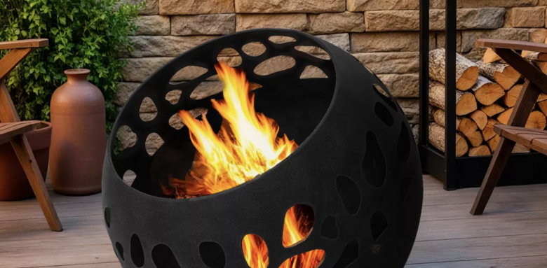 un brasero panier très stylé ! 