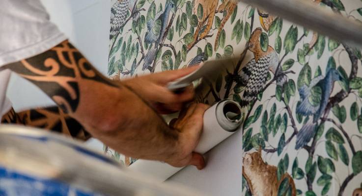 pose du papier peint