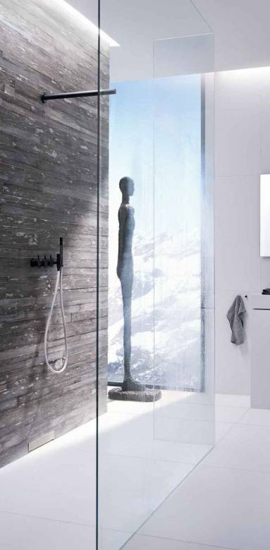 Douche à l'italienne