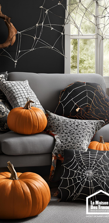 coussins decoratifs halloween diy