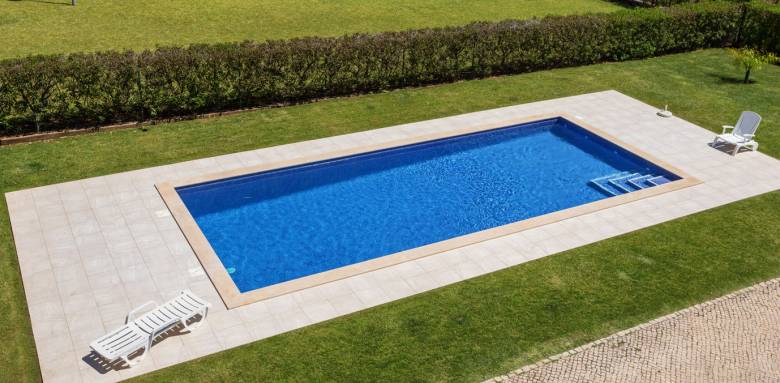 Aménagement abords de piscine à Deauville