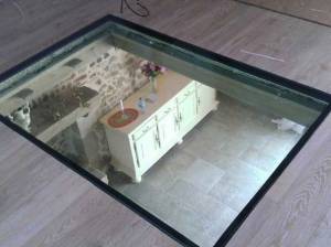 Plancher en verre