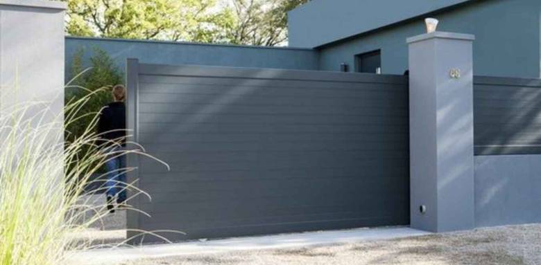 installation portail électrique - sécurité maison