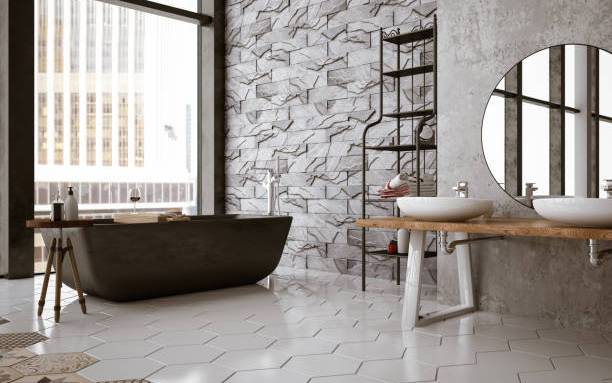 Matériau parfait pour les pièces humides, le carrelage offre une multitude de possibilité de décoration