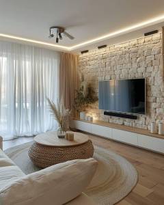 Salon moderne et lumineux 