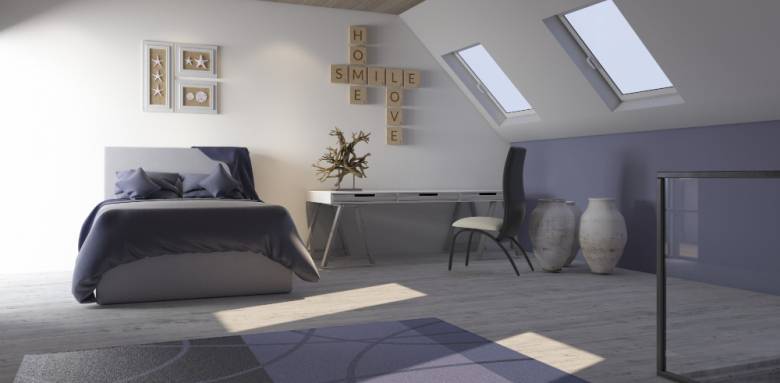 Aménager votre grenier en chambre agréable