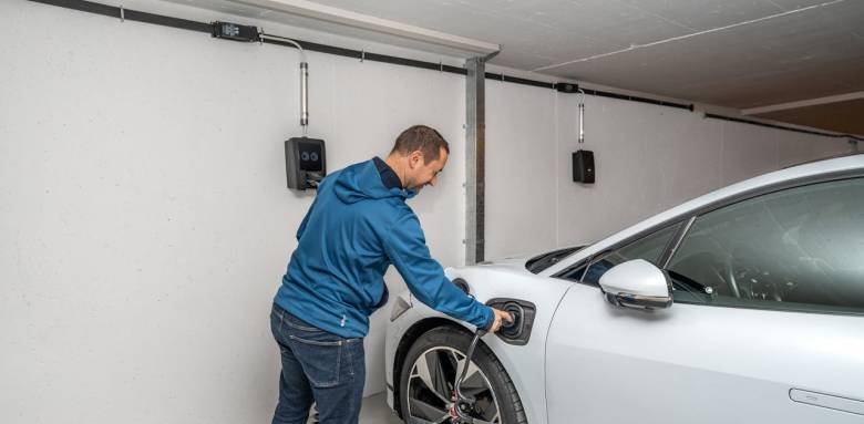 Installation de borne de recharge pour entreprise Blain, Nozay, Héric, chateaubriant