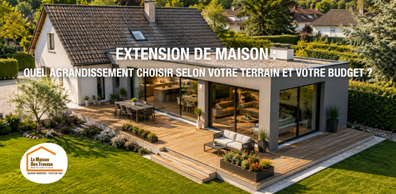 La Maison des Travaux Pays de Gex, La Maison des Travaux Bassin Genevois Pays de Gex, extension maison Pays de Gex, agrandissement maison, projet extension maison, extension maison Gex, agrandissement maison
