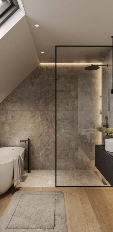 Aménagement salle de bains combles Dax