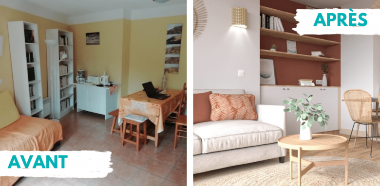 Rénovation résidence secondaire - salon salle à manger