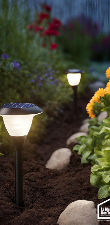 Éclairage de jardin solaire