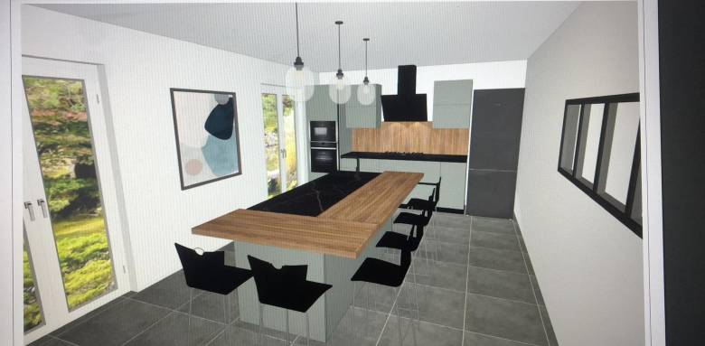 Projection 3D cuisine Chalon-sur-Saône