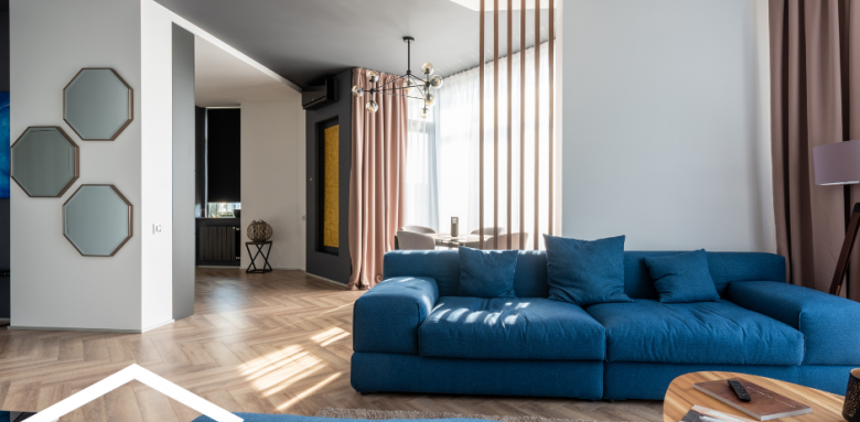 Séparation des pièces sans cloison