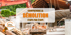Démolition de maison, Étapes de démolition, Gestion des débris, Préparation démolition maison, Sécurité démolition bâtiment