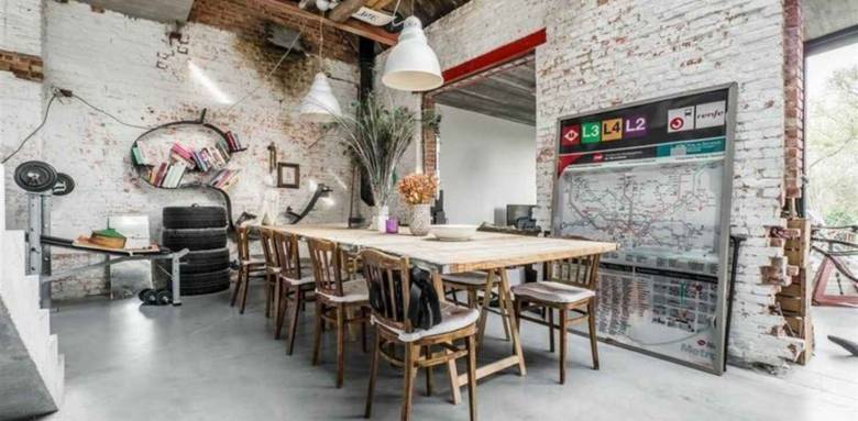 Loft - espace cuisne salle à manger salon