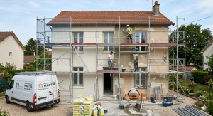 Réalisation d'un ravalement de façade