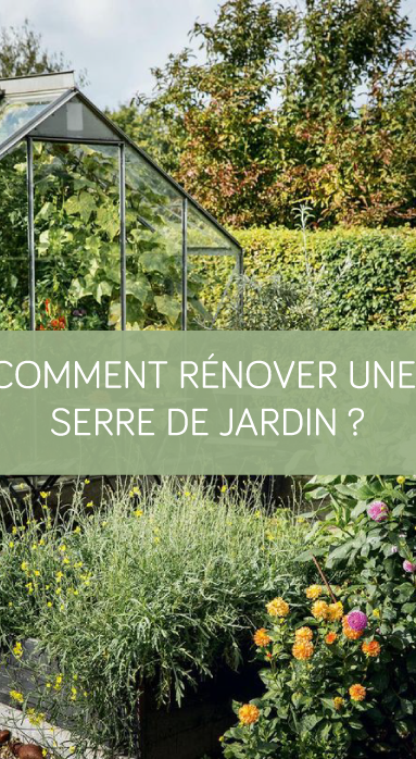 Comment rénover une serre de jardin ?