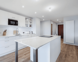  Implantation de cuisine en ligne avec îlot central de cuisine - Brie-Comte-Robert 77170