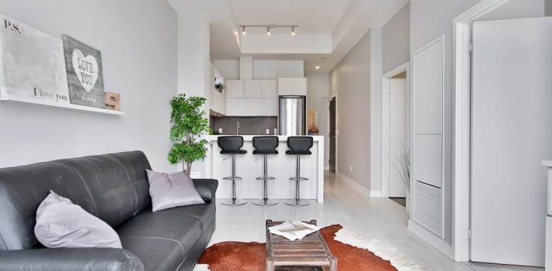 Aménagement d'un appartement tout en longueur 