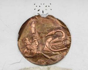 Défi original de dragon en cuivre à Arras (62) Pas de Calais