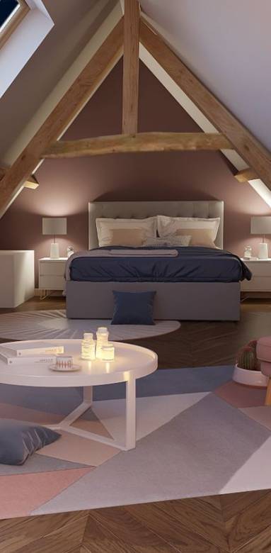 Chambre dans combles