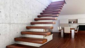 escalier suspendu