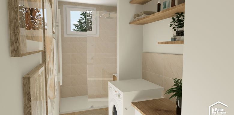 Plan 3D salle de bain