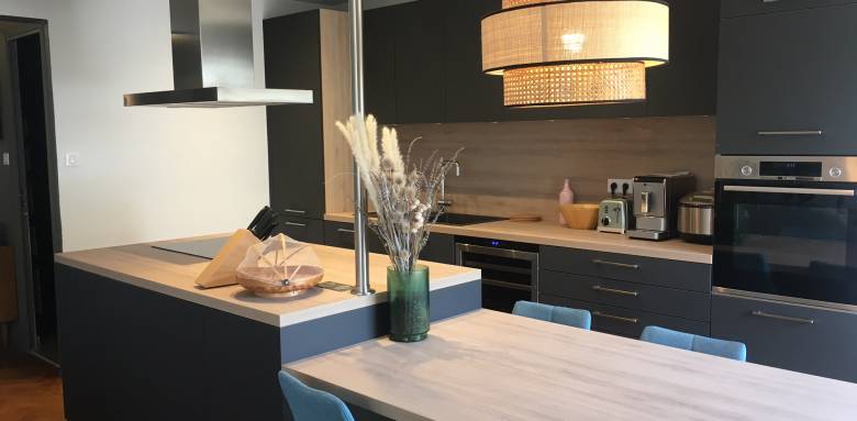 Cuisine moderne dans sa maison secondaire