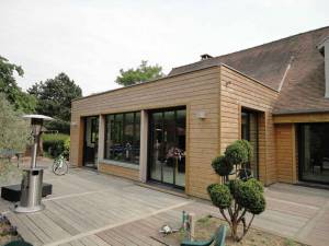 extension maison bois