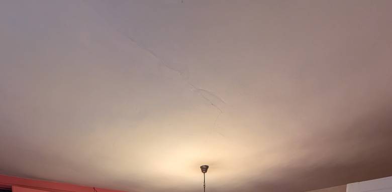 Illustration fissure plafond