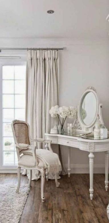 Coiffeuse pour une tendance shabby chic