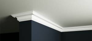 Plafond avec corniche d'angle