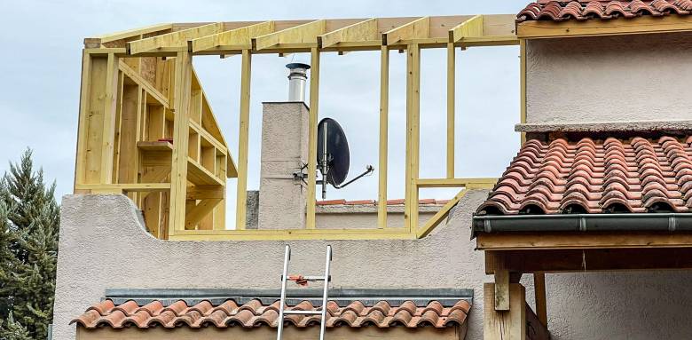 Surélévation d'une maison à Toulouse