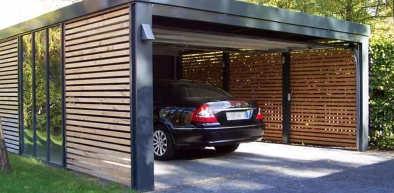 carport aluminium fermé 3 façades