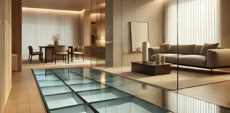 plancher en verre