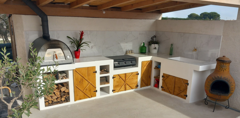 Cuisine extérieure aménagement