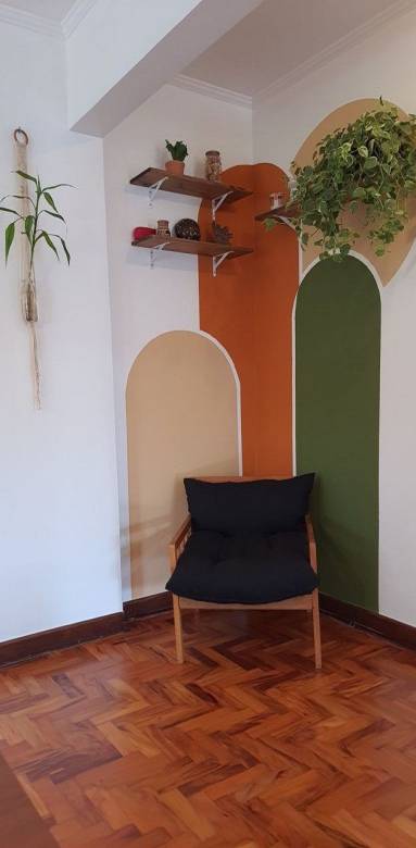 Décoration entrée Kaki et Terracotta
