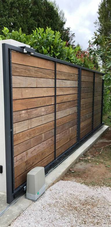 Portail en bois anglet