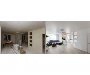 Etapes réno appartement Thonon-les-Bains