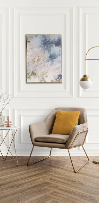 Décoration intérieure avec lampe dorée - Cholet 49