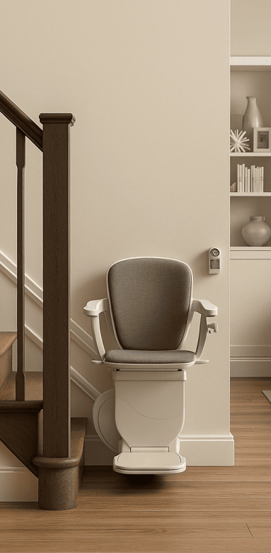 Pose d'un monte-escalier dans une maison - Montpellier Lattes 34