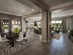 Salon/séjour esprit bois